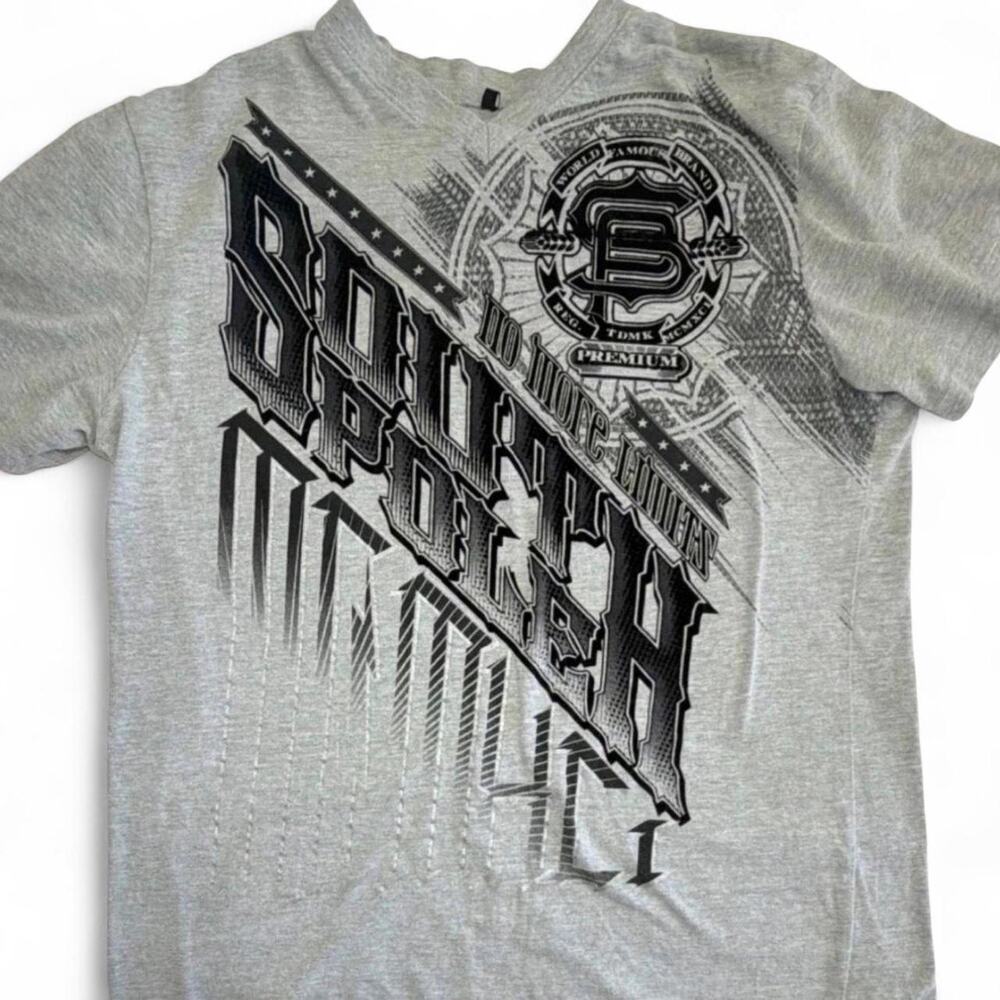 Vintage southpole grey graphic tee